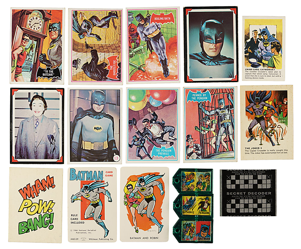 1960s Topps "Batman" Complete Set Collection (10 Sets, 447 Cards)