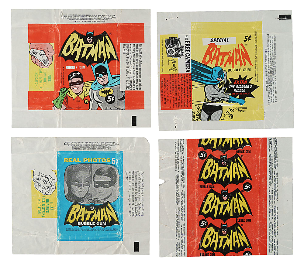 1960s Topps "Batman" Complete Set Collection (10 Sets, 447 Cards)