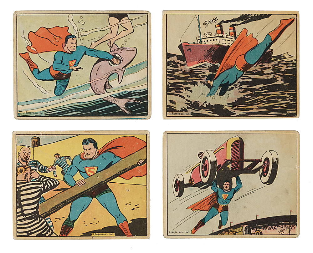 1940 R145 Gum, Inc. "Superman" Collection (13)
