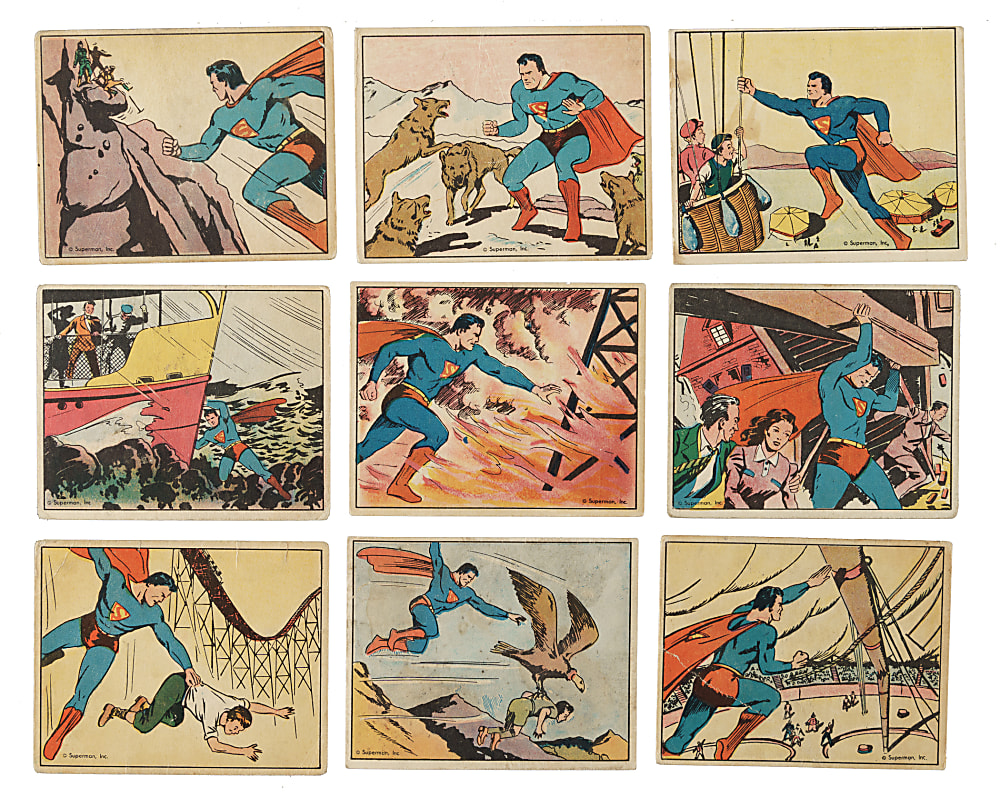 1940 R145 Gum, Inc. "Superman" Collection (13)