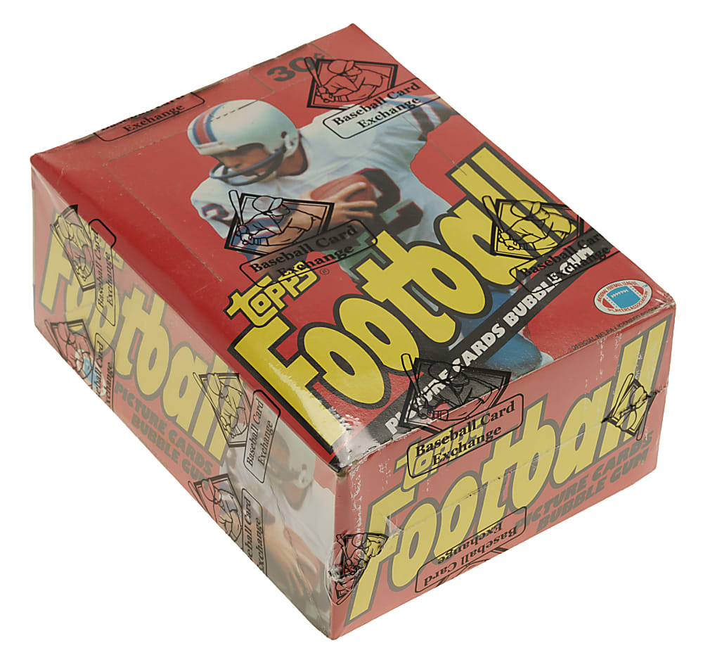 1981 Topps Football Unopened Wax Box (36 Packs) in 1979 Wrappers - BBCE - Joe Montana Rookie Year