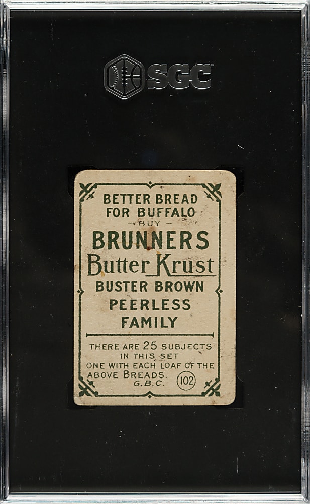 1911-1914 D304 Brunners Bread Honus Wagner SGC FAIR 1.5