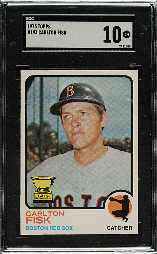 1973 Topps #193 Carlton Fisk SGC GEM MINT 10 - 1 of 1!