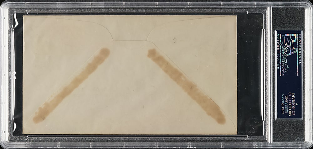 1939 Honus Wagner Signed First-Day Cover PSA/DNA MINT 9