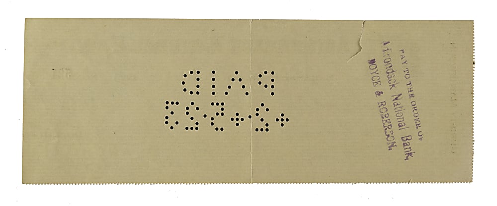 1923 Christy Mathewson Signed Check with Letter From Mrs. Mathewson!