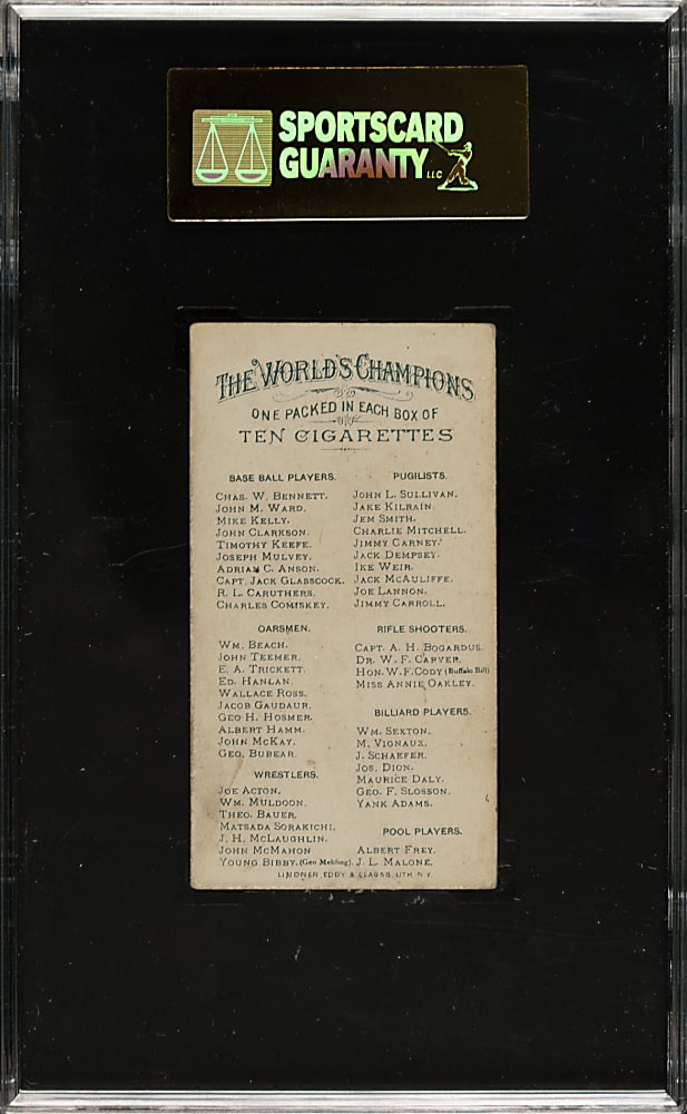 1888 N28 Allen & Ginter Charles Comiskey SGC EX 60