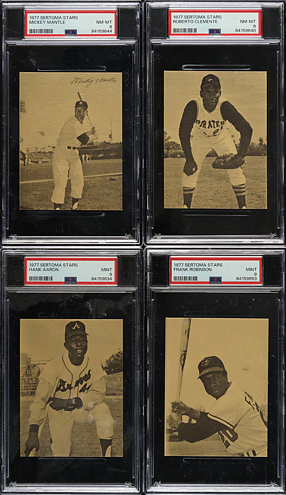 1977 Sertoma Stars Complete Set (24): #2 PSA Set Registry (8.29 GPA)