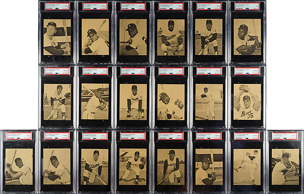 1977 Sertoma Stars Complete Set (24): #2 PSA Set Registry (8.29 GPA)