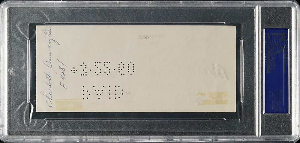 1960 Jackie Robinson Signed Check - PSA/DNA