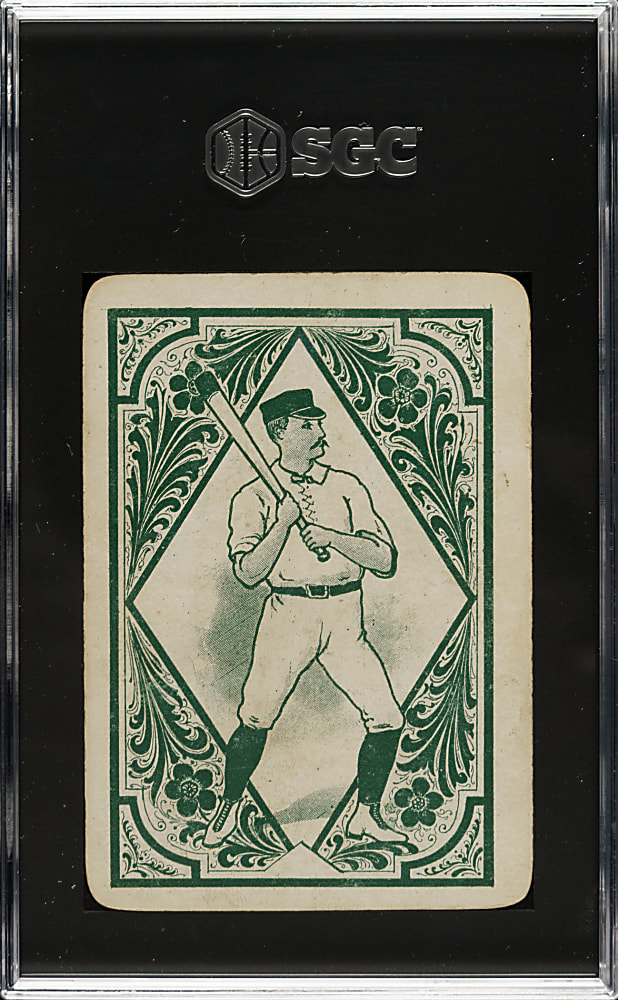 1889-1890 E. R. Williams Mike "King" Kelly and Dave Foutz SGC VG 3