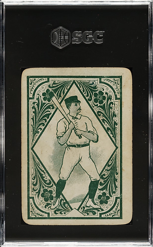 1889-1890 E. R. Williams Cap Anson and Buck Ewing SGC VG 3