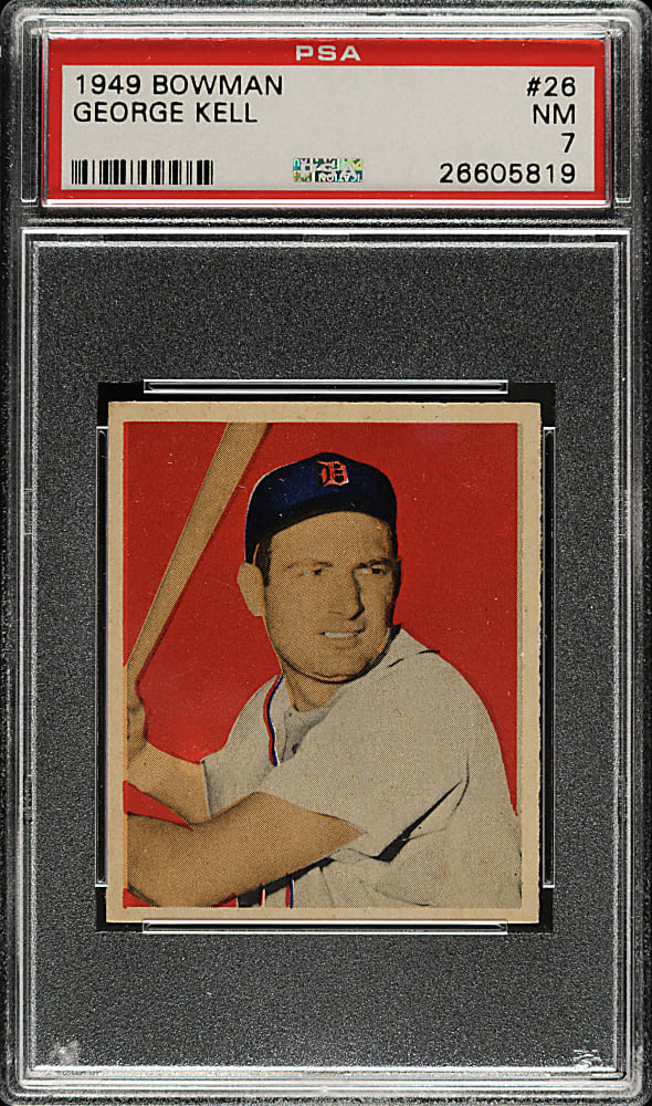 1949 Bowman #26 George Kell PSA NM 7