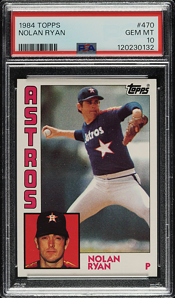 1984 Topps #470 Nolan Ryan PSA GEM MINT 10