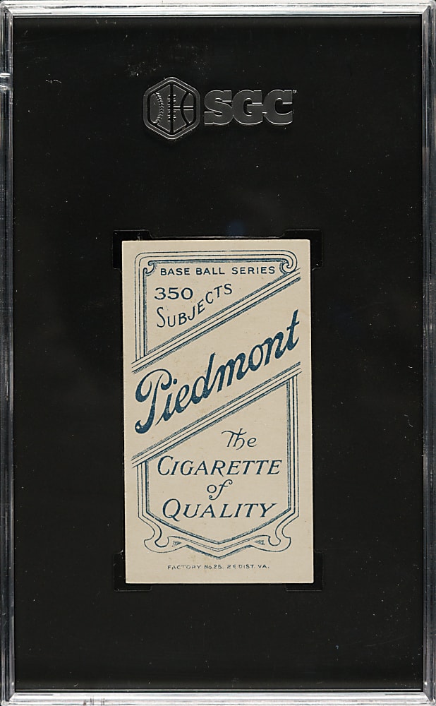 1909-1911 T206 White Border Jesse Tannehill SGC EX/NM 6