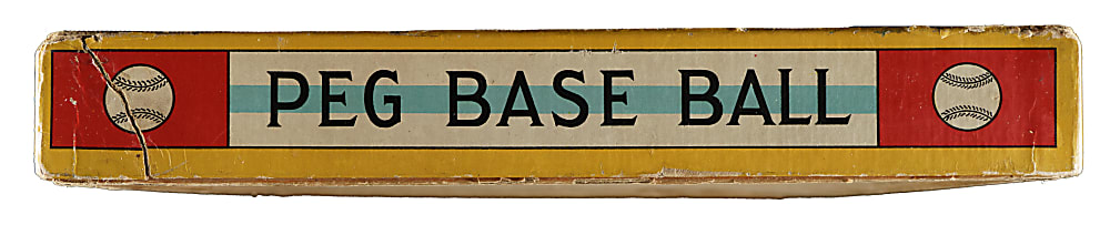 Circa 1910s Parker Brothers "Peg" Base Ball Game