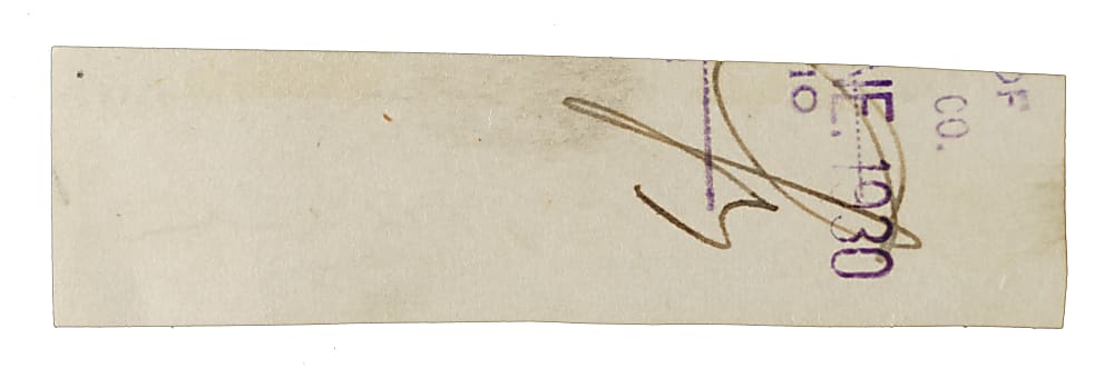 John McGraw Cut Signature - JSA