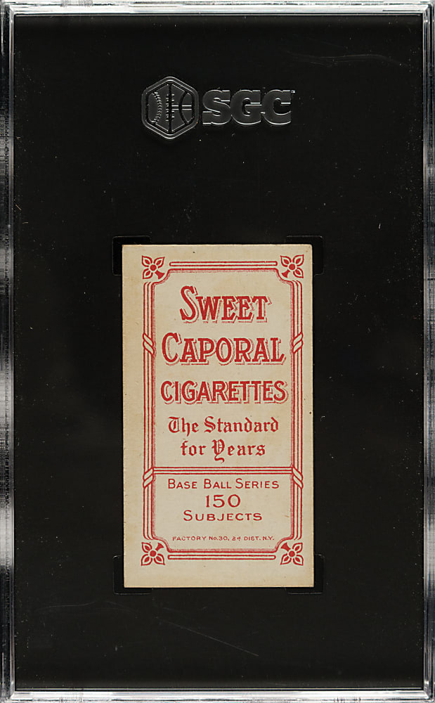 1909-1911 T206 White Border Hooks Wiltse Portrait No Cap SGC EX/NM 6