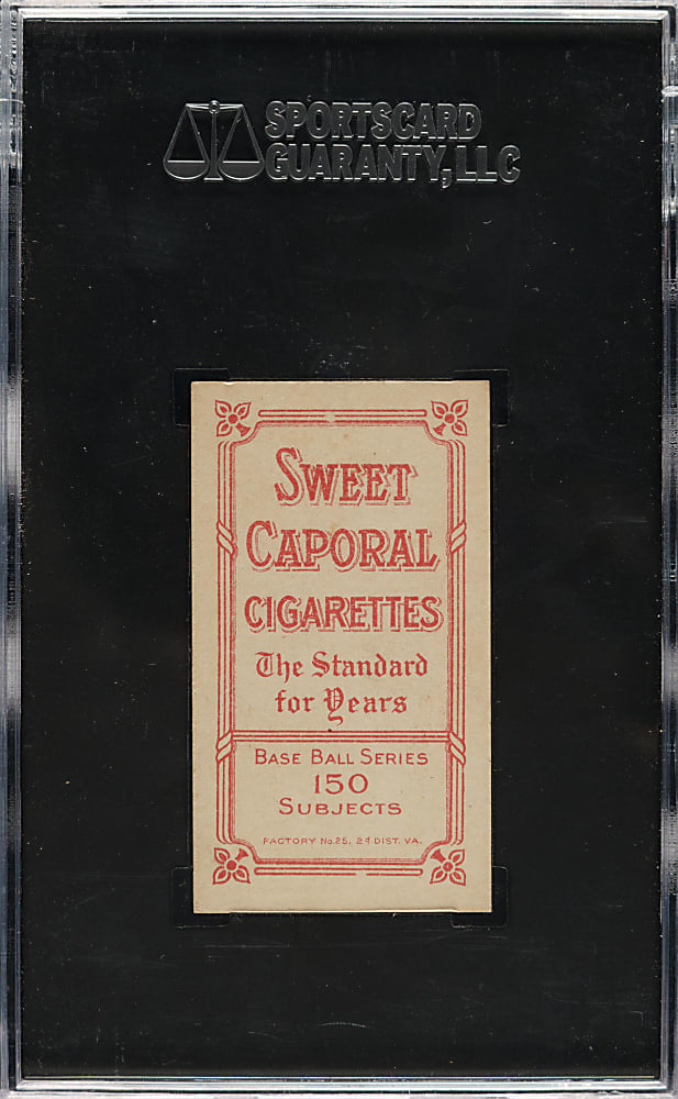 1909-1911 T206 White Border Rube Marquard Hands At Thighs SGC EX/NM+ 6.5