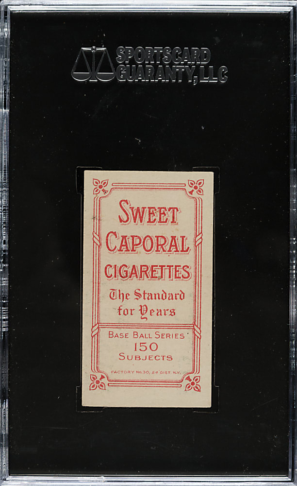 1909-1911 T206 White Border John McGraw Finger in Air SGC EX/NM 80