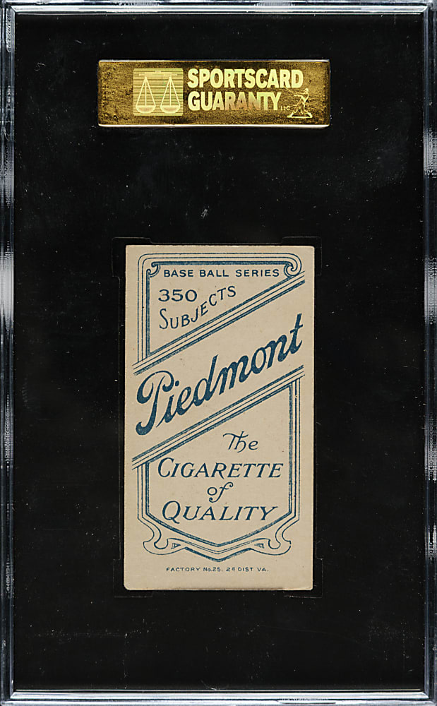 1909-1911 T206 White Border Frank Chance Portrait Red Background SGC VG/EX 50