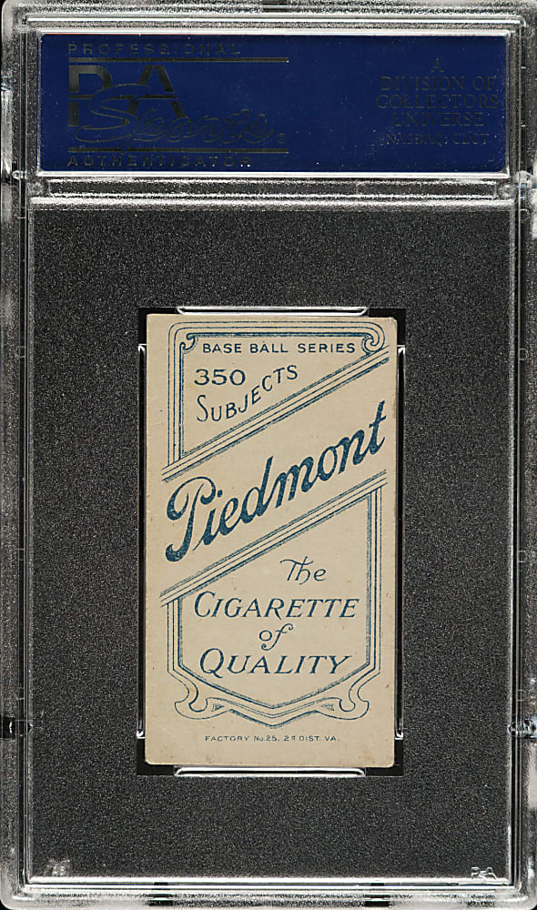 1909-1911 T206 White Border Ty Cobb Portrait Red Background PSA VG-EX 4