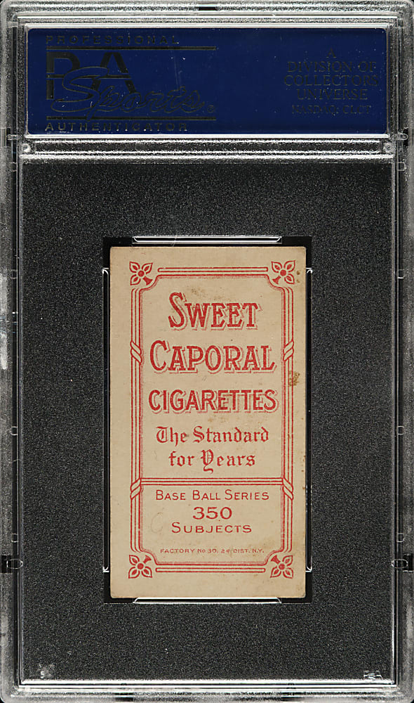 1909-1911 T206 White Border Christy Mathewson Dark Cap PSA VG-EX 4