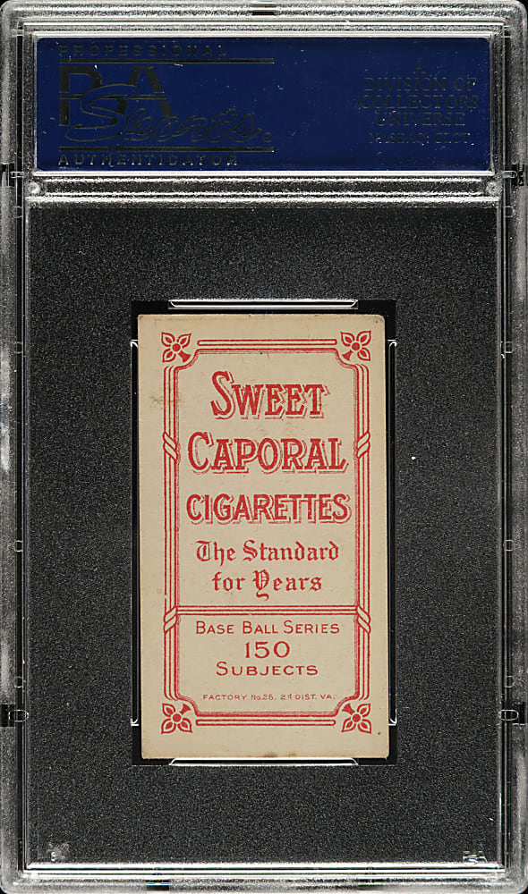 1909-1911 T206 White Border John McGraw Finger in Air PSA EX 5