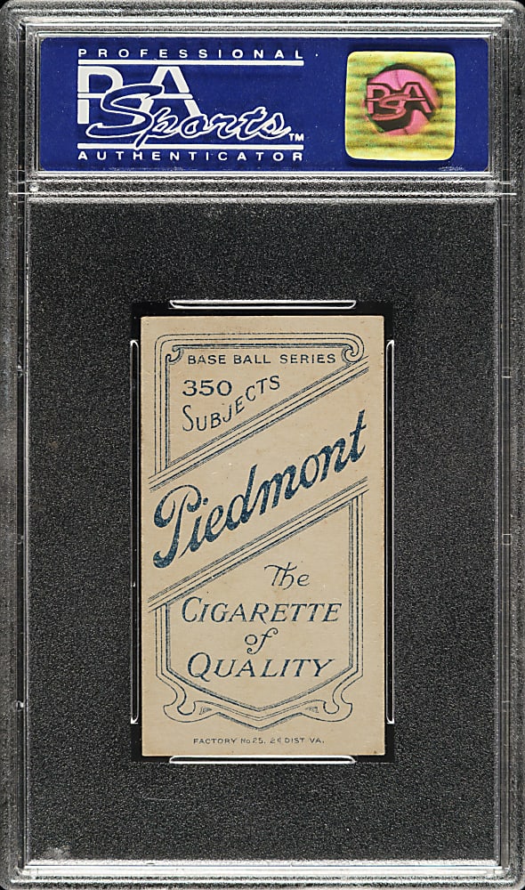 1909-1911 T206 White Border Frank King Southern Leaguer PSA EX 5