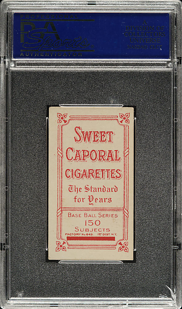 1909-1911 T206 White Border Rube Marquard Hands At Thighs PSA EX 5