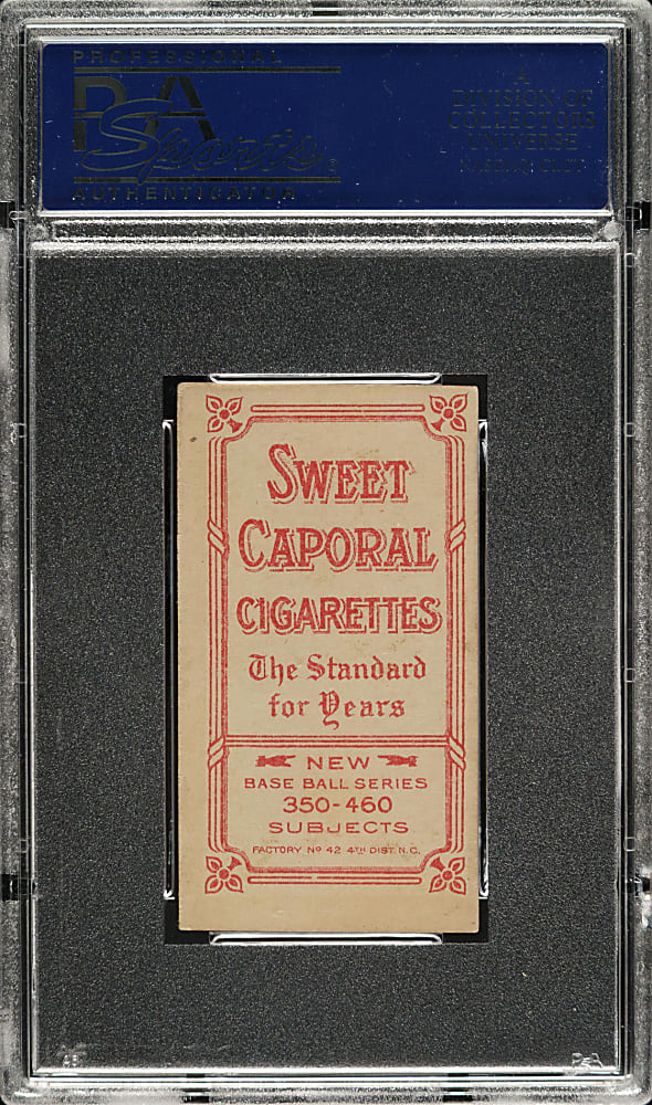 1909-1911 T206 White Border Christy Mathewson Dark Cap PSA EX-MT 6