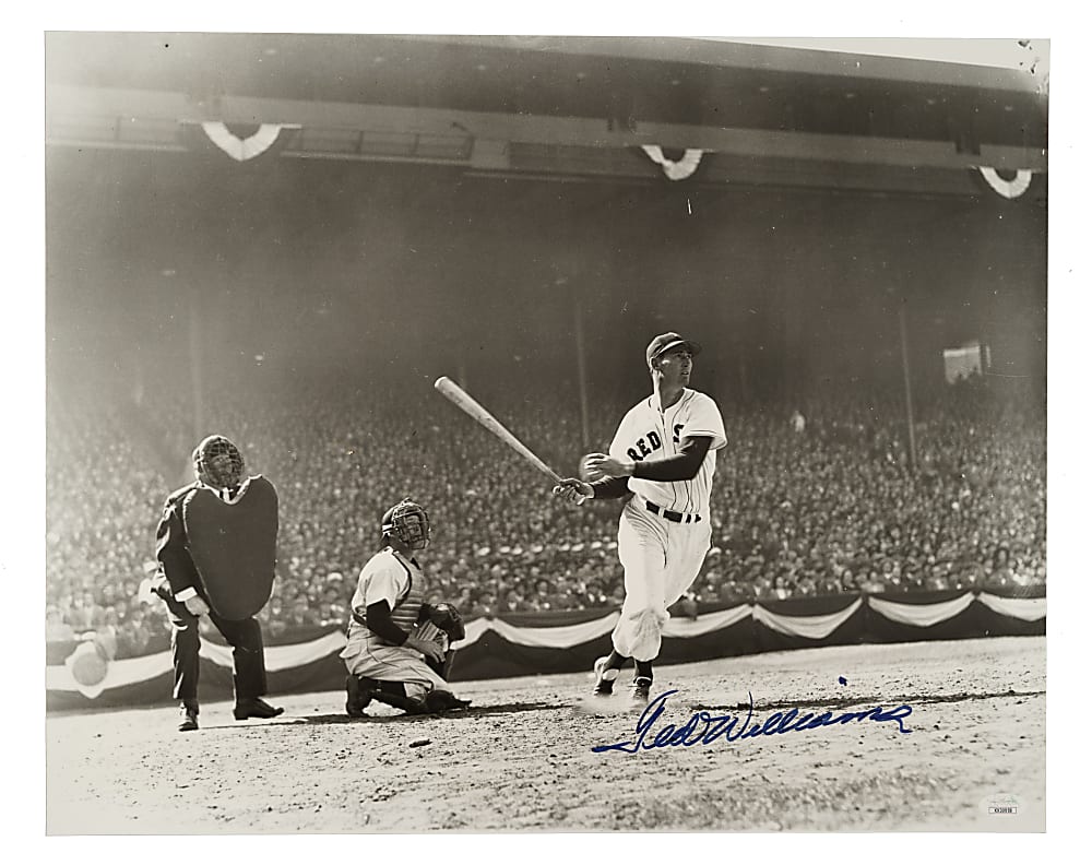 Ted Williams Signed Photograph - JSA