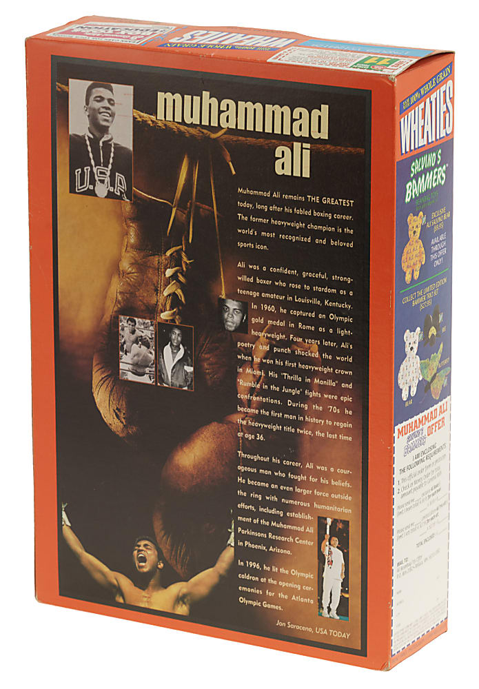Muhammad Ali Signed Wheaties Box - JSA