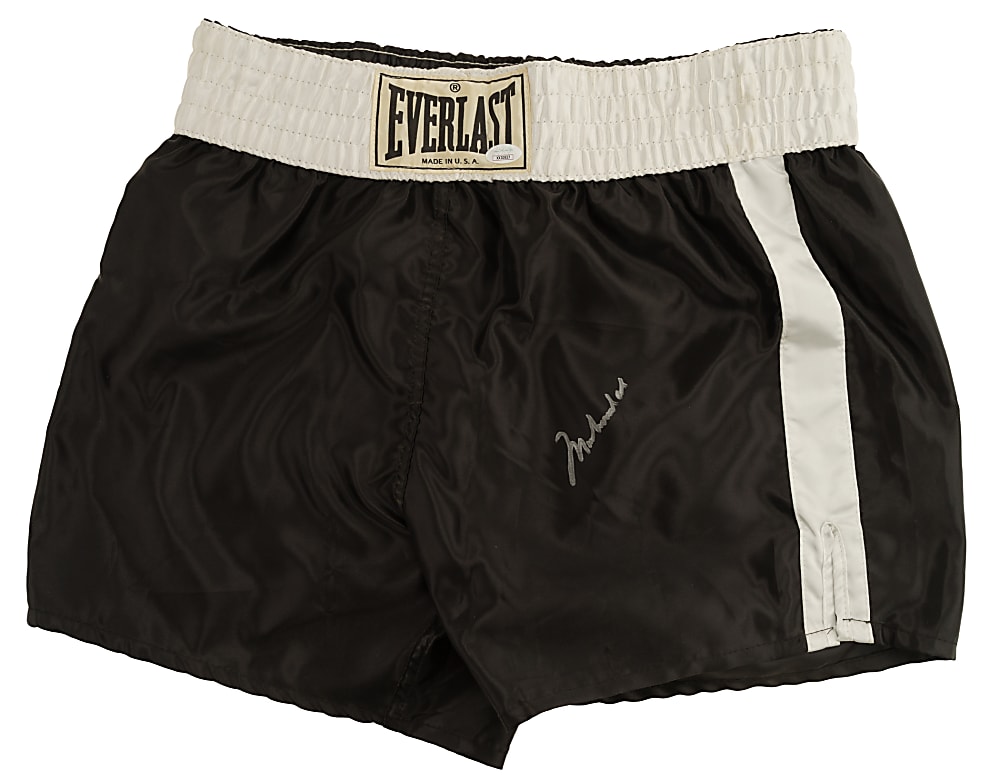 Muhammad Ali Signed Boxing Trunks - JSA