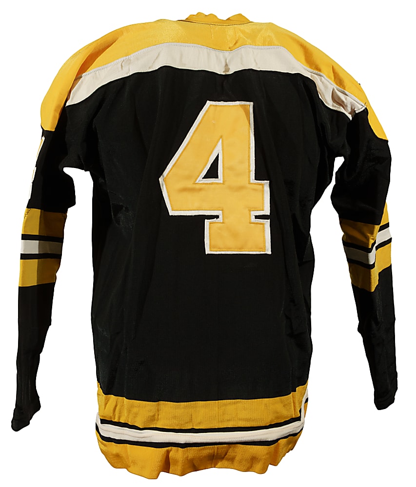 1972-1973 Bobby Orr Boston Bruins Game-Used Road Jersey MEARS A10