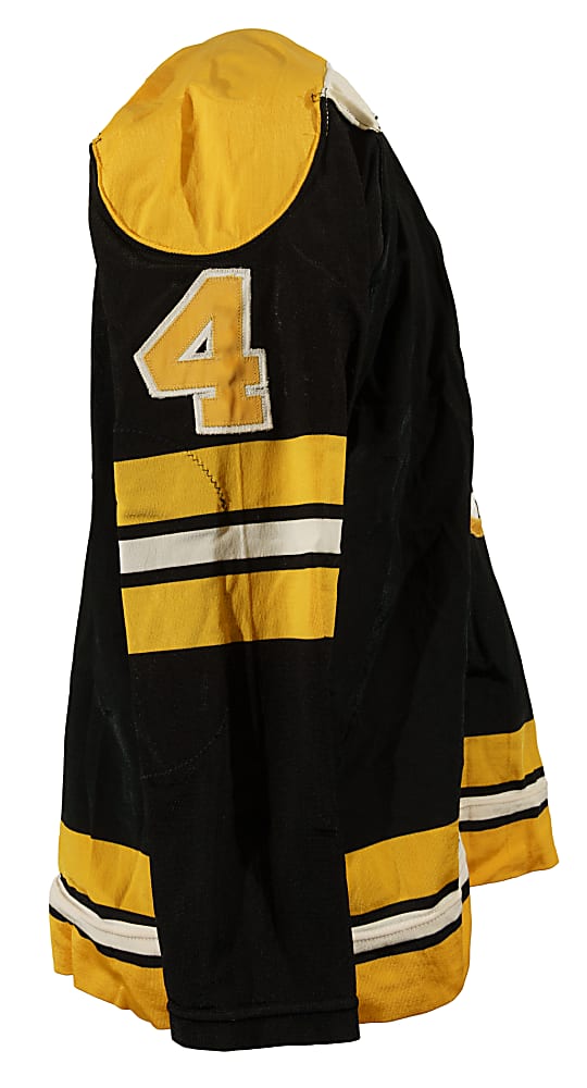 1972-1973 Bobby Orr Boston Bruins Game-Used Road Jersey MEARS A10