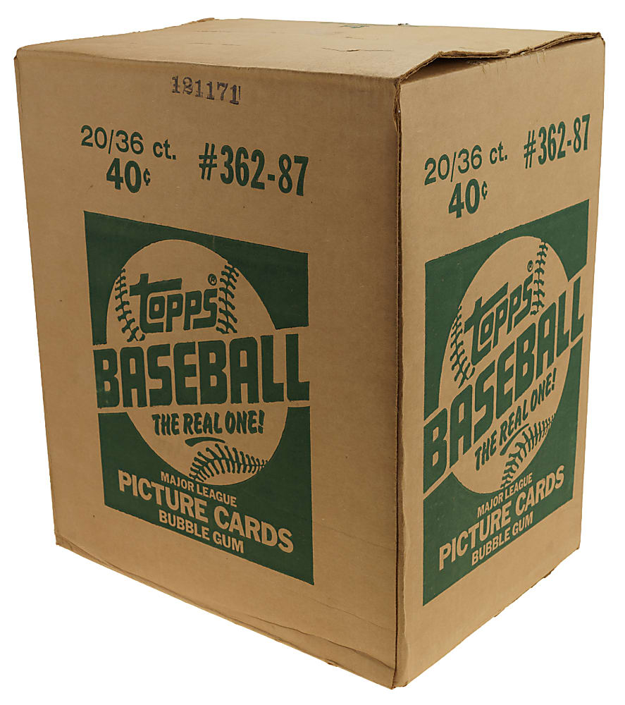 1987 Topps Factory-Sealed Unopened Wax Box Case (20 Boxes)