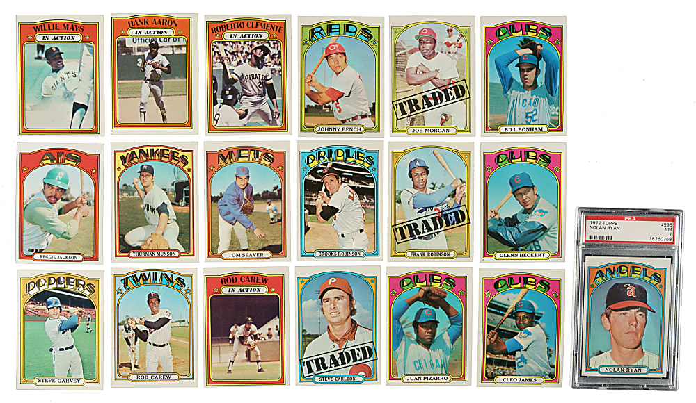 1972 Topps Complete Set (787) Plus Four Variations