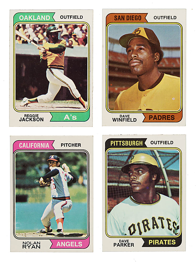 1974 Topps Complete Set (660) Plus Traded Series (44) and Team Checklists (24)