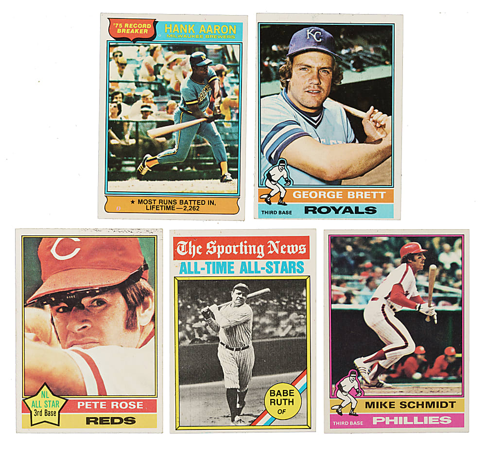 1976 Topps Complete Set (660) Plus Complete Traded Series (44)