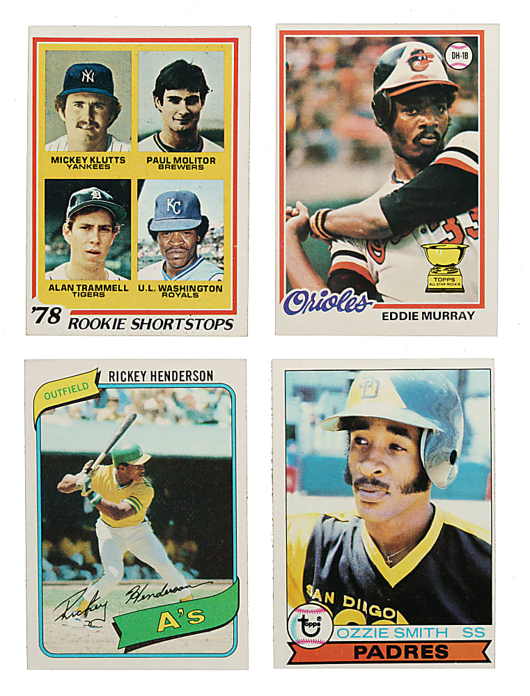 High-Grade 1978 to 1981 Topps Complete Set Collection (4 Sets, 2,905 Cards)