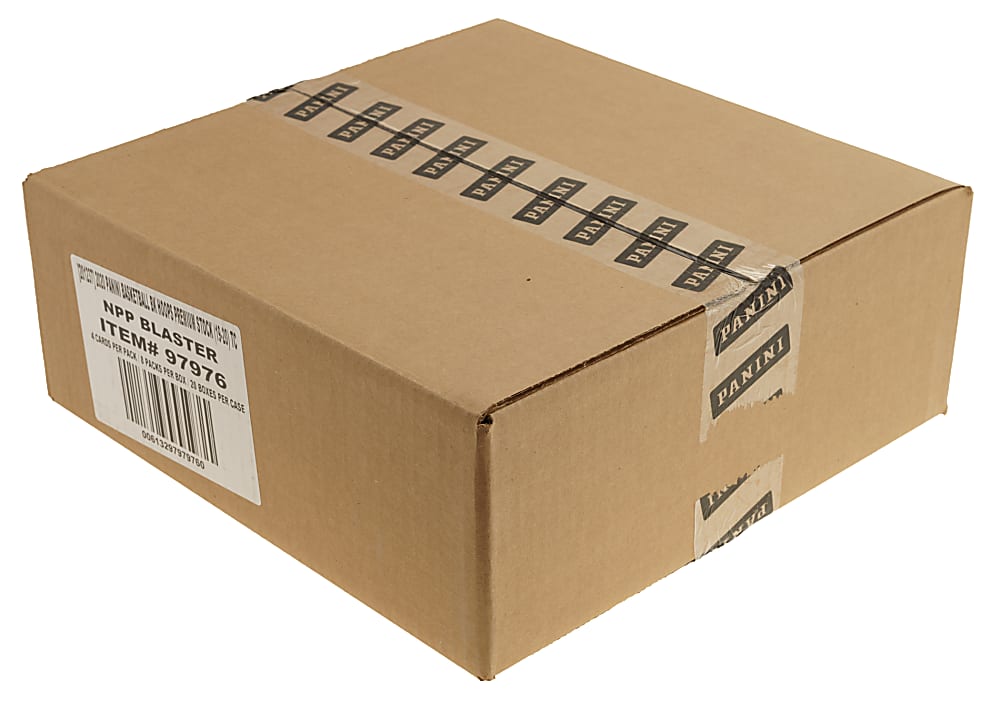 2019-2020 Panini NBA Hoops Premium Stock Basketball Factory-Sealed Unopened Blaster Case (20 Boxes) - Zion Williamson and Ja Morant Rookie Year