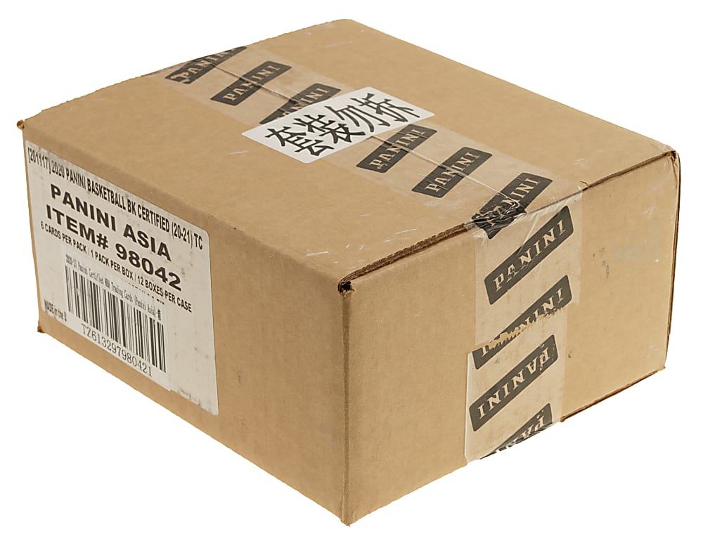 2020-2021 Panini Certified Basketball Asia Tmall Factory-Sealed Unopened Case (12 Boxes) - Anthony Edwards and LaMelo Ball Rookie Year