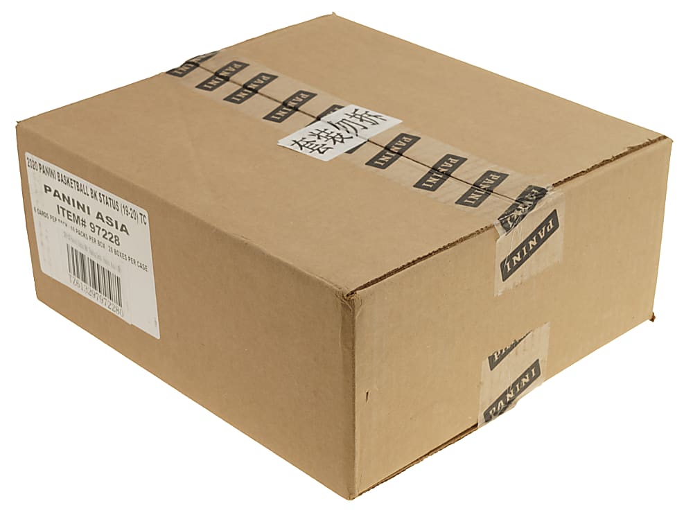2019-2020 Panini Status Basketball Asia Tmall Factory-Sealed Unopened Case (20 Boxes) - Zion Williamson and Ja Morant Rookie Year