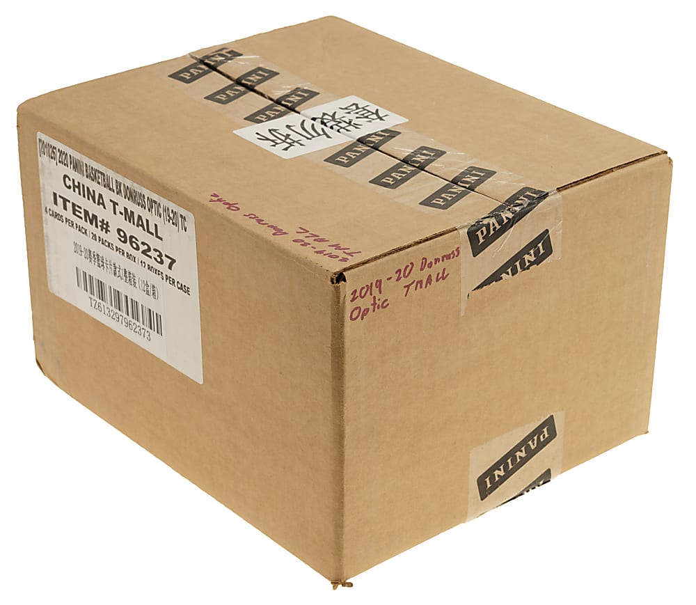 2019-2020 Panini Donruss Optic Basketball Asia Tmall Factory-Sealed Unopened Case (12 Boxes) - Zion Williamson and Ja Morant Rookie Year