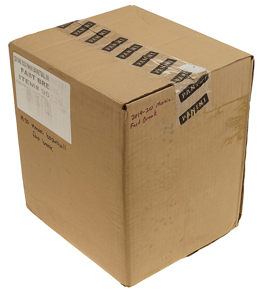2019-2020 Panini Mosaic Basketball Factory-Sealed Unopened Fast Break Case (20 Boxes) - Zion Williamson and Ja Morant Rookie Year