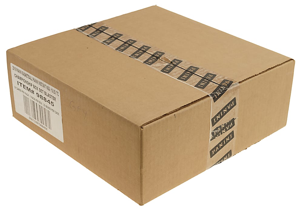 2019-2020 Panini Instant Basketball Los Angeles Lakers NBA Champions Factory-Sealed Unopened Blaster Case (20 Boxes)