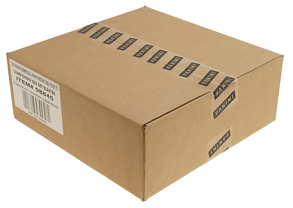2019-2020 Panini Instant Basketball Los Angeles Lakers NBA Champions Factory-Sealed Unopened Blaster Case (20 Boxes)