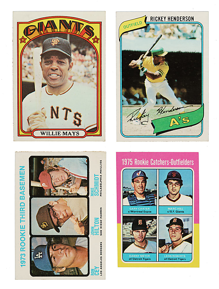 1970 to 1980 Topps Shoebox Collection (12,198) Including 904 Hall of Famers