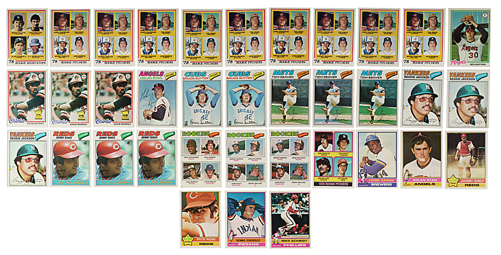 1970 to 1980 Topps Shoebox Collection (12,198) Including 904 Hall of Famers