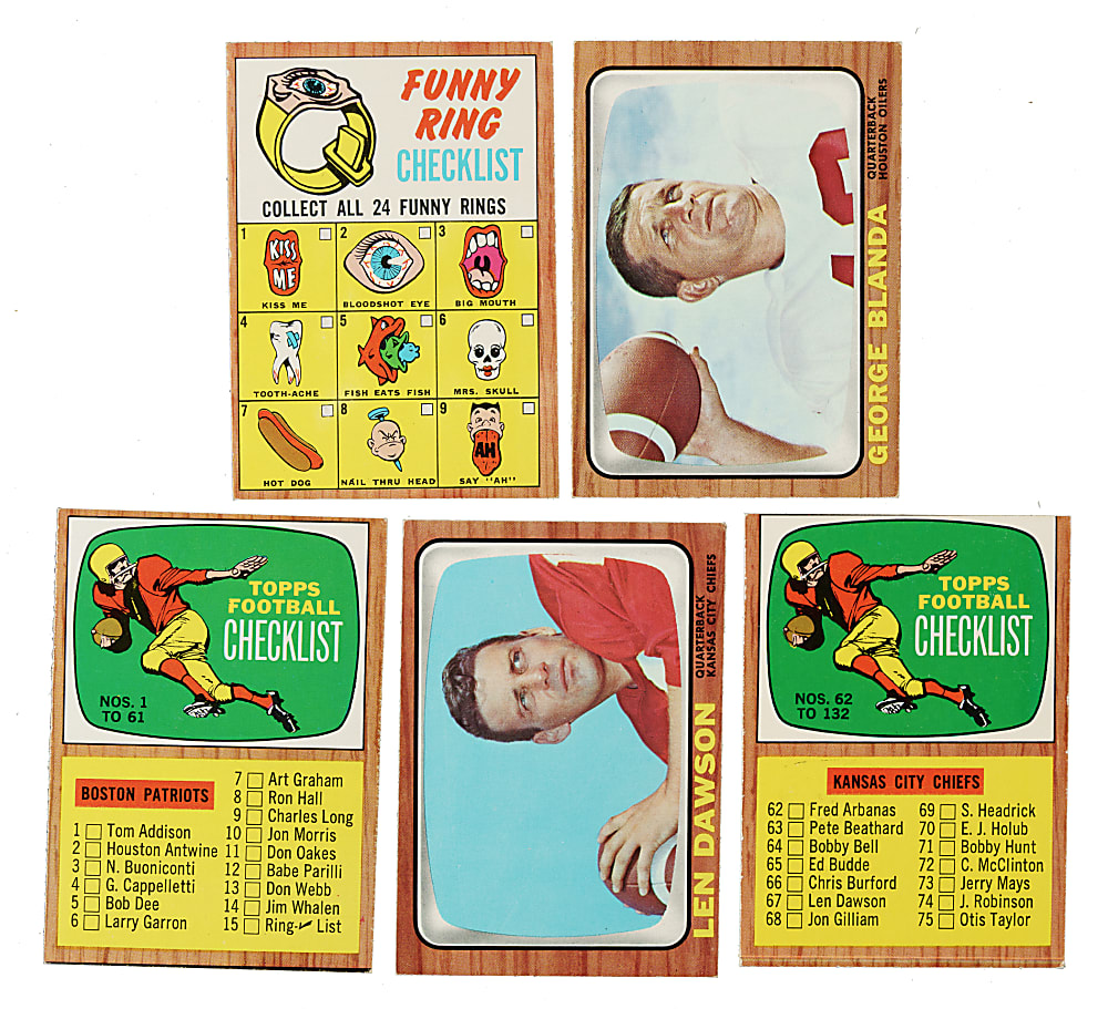 1966 Topps Football Complete Set (132)